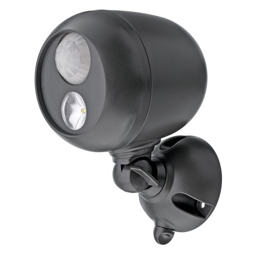 Mr Beams MB360 Wireless LED Spotlight with Motion Sensor and Photocell, Dark Brown