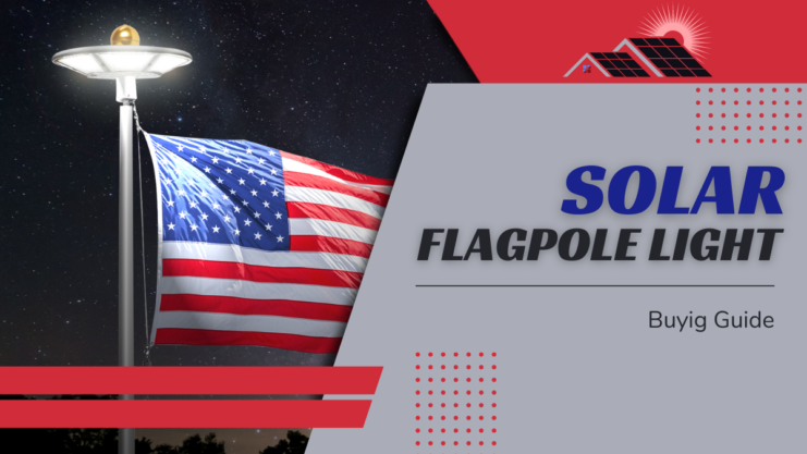 Flagpole Solar Light