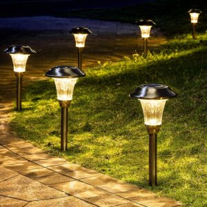 GIGALUMI Pathway Lights Stainless Steel-6 Pack