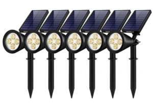 InnoGear Upgraded Solar Lights 2-in-1 Waterproof Outdoor