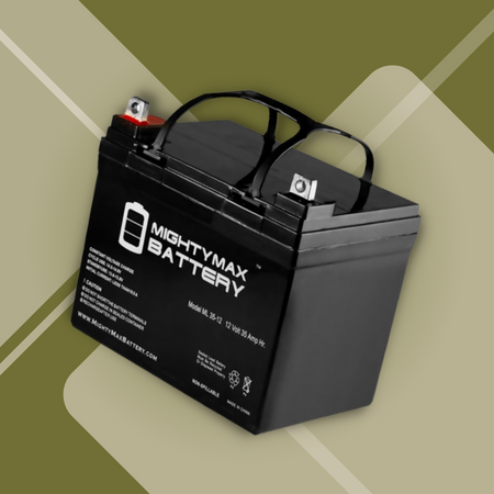 Mighty Max Battery ML35-12 – 12V 35AH U1 Deep Cycle AGM Solar Battery